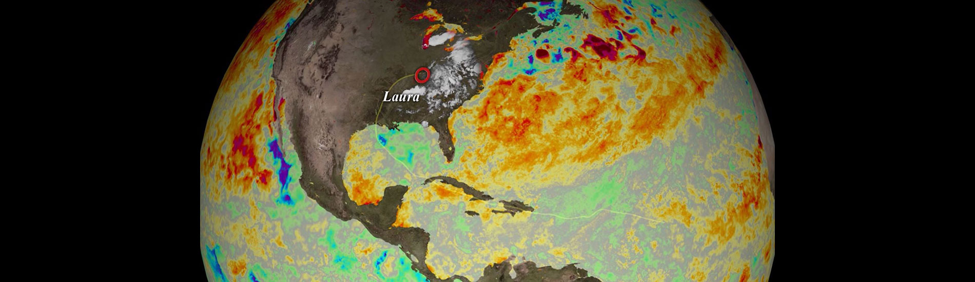 This graphic illustrates a unique event was observed in the Gulf of Mexico - the occurrence of two tropical cyclones within close spatio-temporal proximity to one another and their combined ocean response.