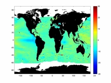 Figure 1.  SSHA from January 3, 1950