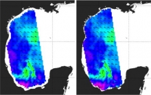 The wind vectors from the OSI SAF 12.5 km ASCAT data set (ops vs. coastal)